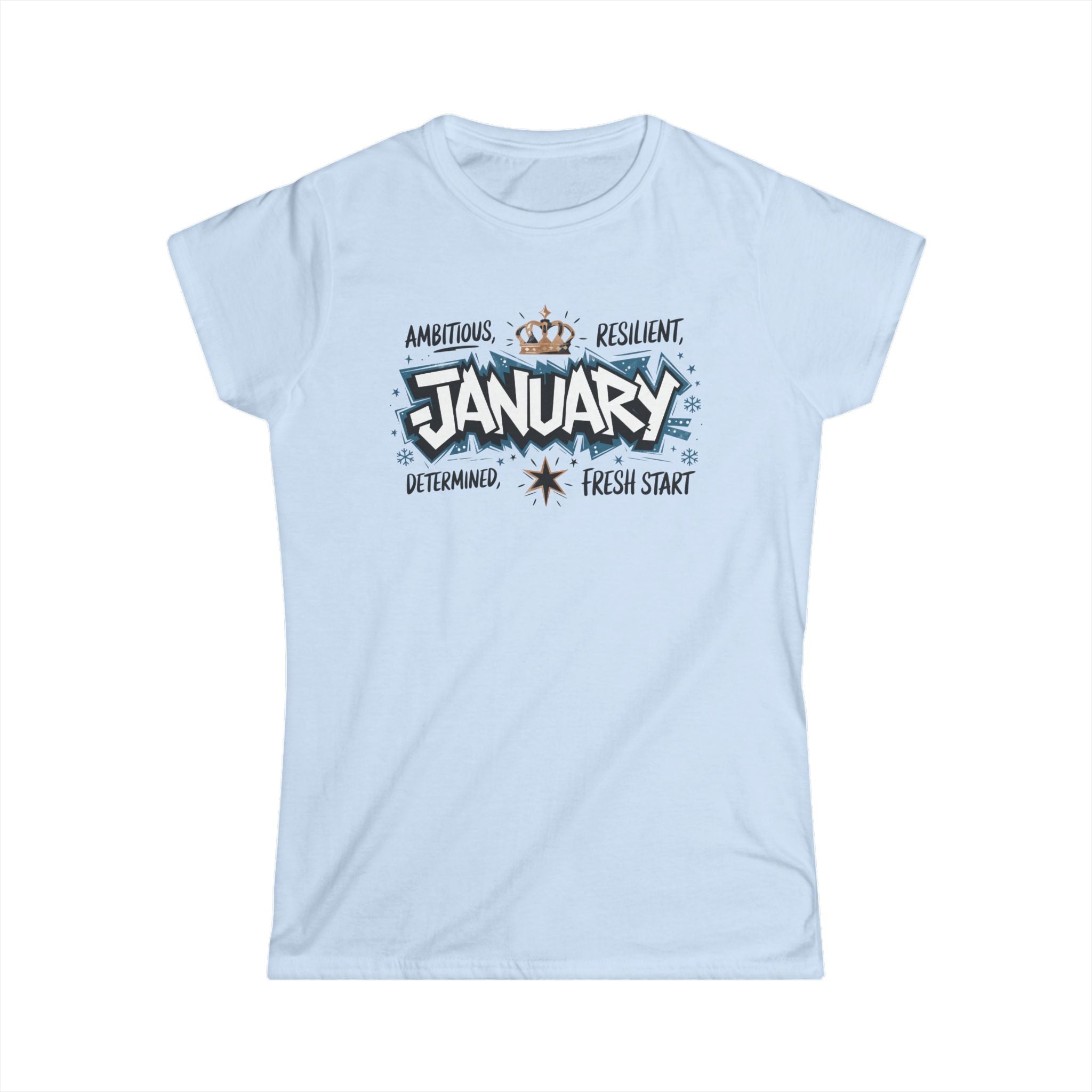 January Birthday Tee — Women's Softstyle January Birthday Month Shirt